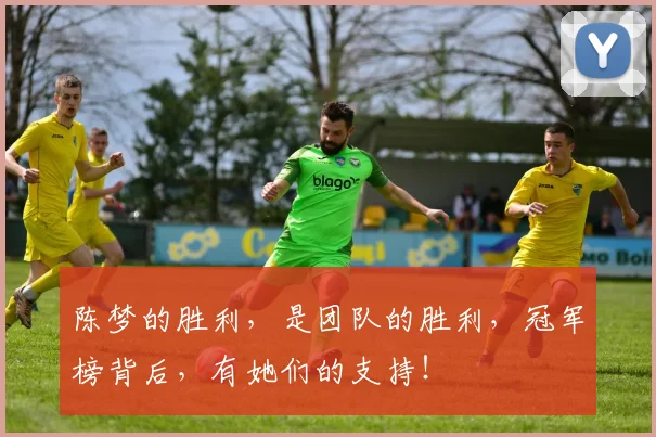 陈梦的胜利,是团队的胜利,冠军榜背后,有她们的支持!